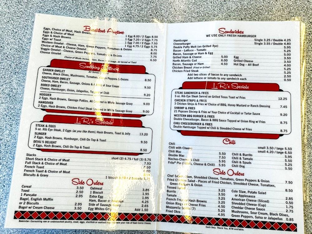 Courtesy Diner Menu image 1